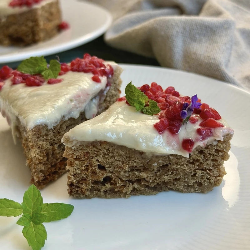 Tojásmentes low carb - keto piskóta, elkészült étel a recept főfotóján