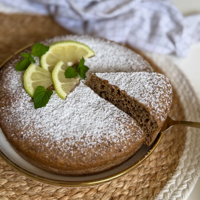 Fibriya Natúr piskóta diósan, elkészült étel a recept főfotóján