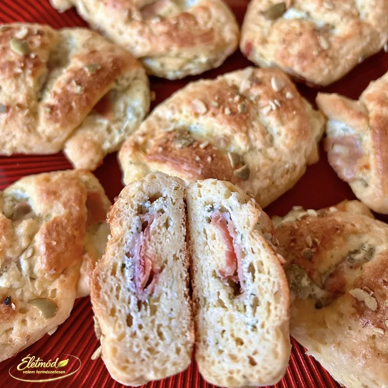 Kapros-túrós papucs, elkészült étel a recept főfotóján